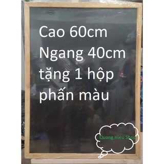 Bảng menu 2 mặt treo tường kích thước 40 x 60cm tặng kèm phấn