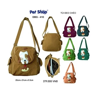 Túi đeo chéo cỡ vừa PET SHOP DBG-410