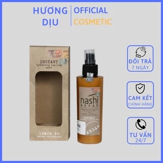 Xả khô tóc xoăn Argan NASHI dưỡng mềm, bóng, làm phồng chân tóc