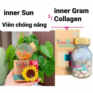 Viên đẹp da chống nắng Hàn Quốc inner Gram, inner Sun