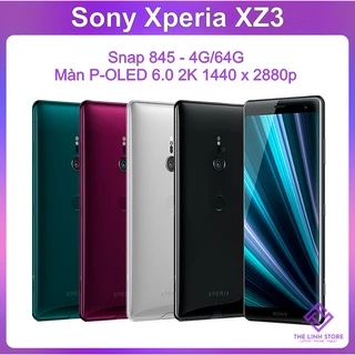 Điện thoại Sony Xperia XZ3 có bản 2 Sim Quốc tế - Màn OLED 6.0 inch 2K Snap 845