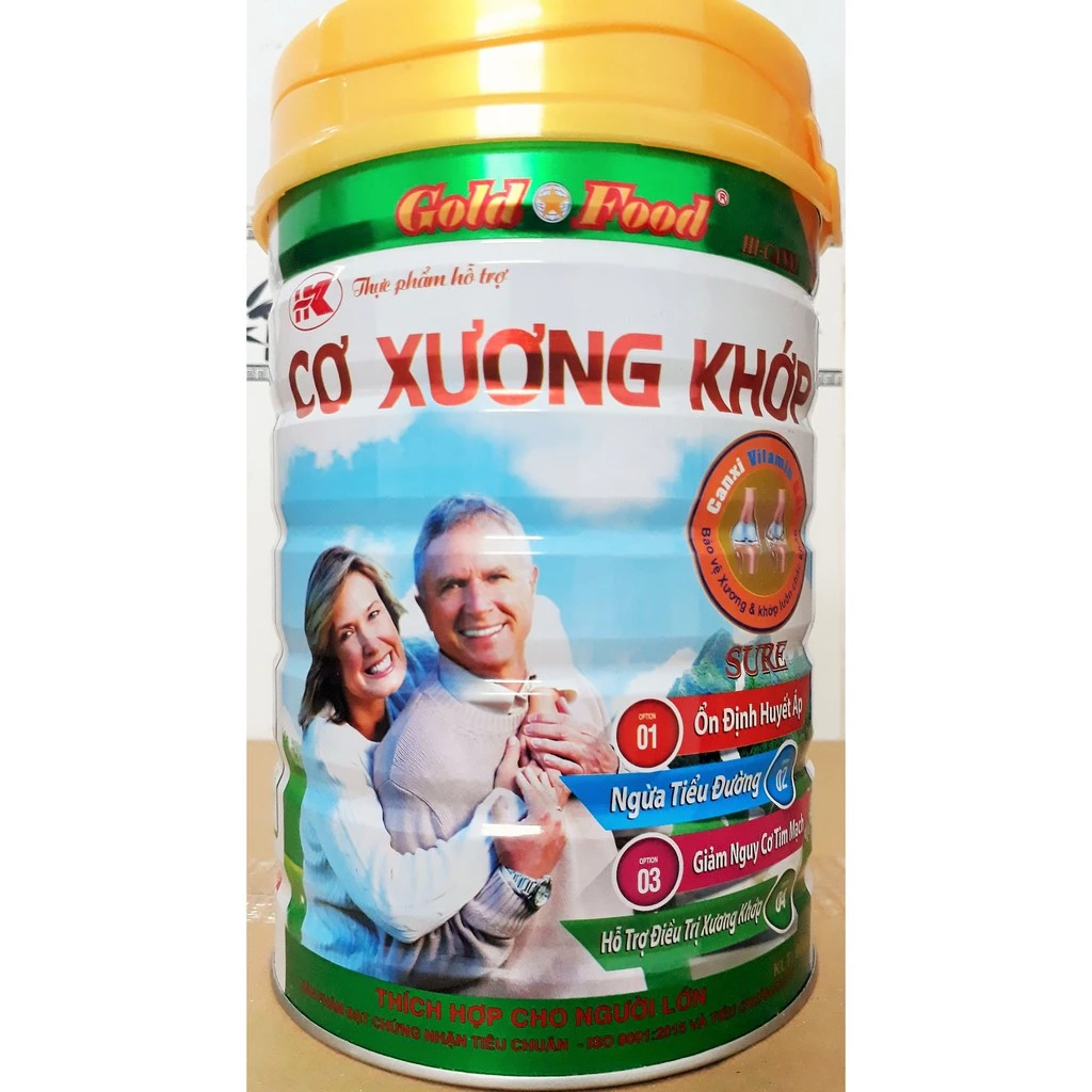 Sữa bột goldfood cơ xương khớp dinh dưỡng đặc biệt lon 900 gr – công ty TNHH Hoàng Khang
