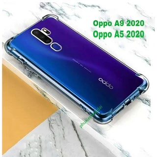 Ốp lưng Oppo A9 2020 / A5 2020 / Oppo A57 / Oppo A74 / Oppo A95 dẻo trong lồi 4 góc chất đẹp hạn chế ố vàng