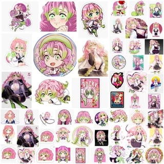 10-50 hình dán Stickers Kanroji Mitsuri Kimetsu No Yaiba decal (random hình)