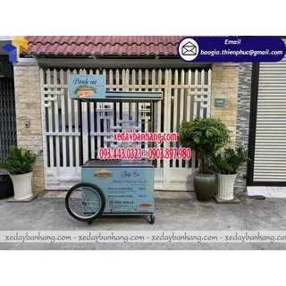 Xe bán bánh mì hambuger lưu động thiết kế nhỏ gọn đẹp - xedaybanhang.com -ĐT:0903897980