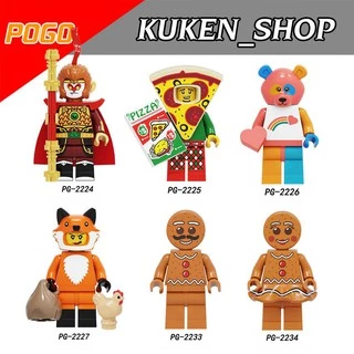 Minifigures Các Mẫu Nhân Vật Tôn Ngộ Không Người Pizza Người Cáo PG2224 - 2234