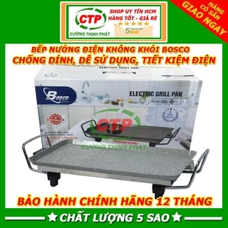 Bếp Nướng Điện Chống Dính Hoa Cương Cao Cấp Bosco DH-SS01 loại xịn