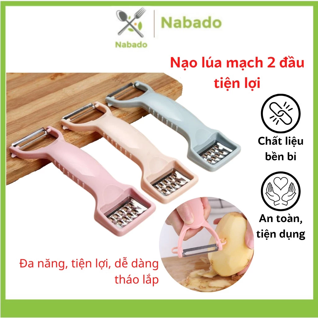 Nạo Rau Củ lúa mạch Cao Cấp Đa Năng 2 in 1