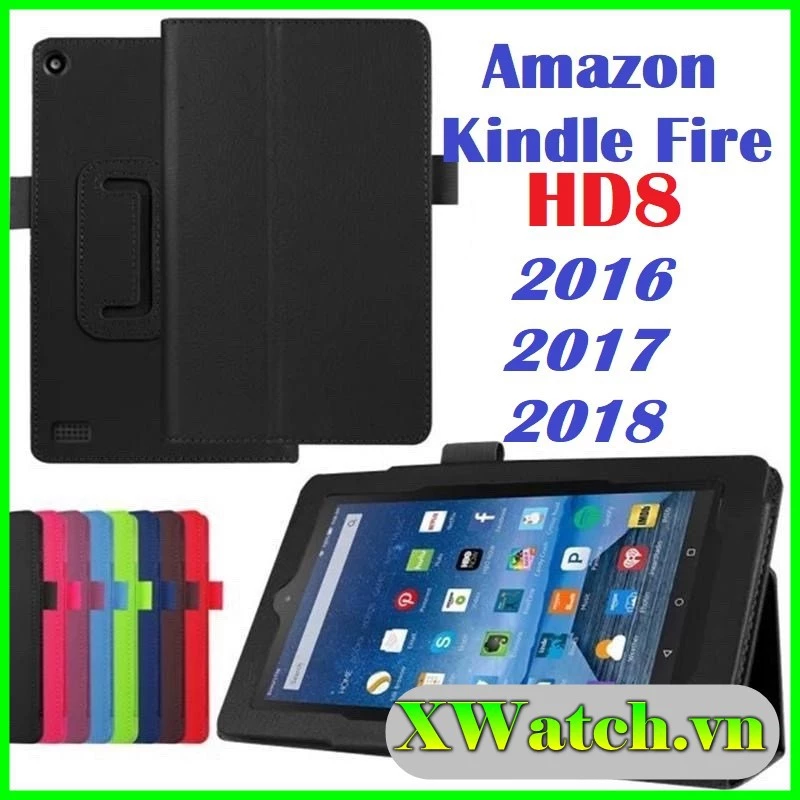 Bao da nắp gấp Amazon Kindle Fire HD8 2016 2017 2018