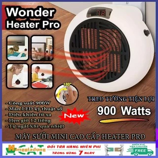 [Hot 2020] Quạt sưởi mini treo tường hoặc để bàn HEATER PRO công suất 900W