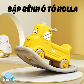 Bập bênh ô tô HOLLA 2 trong 1, bập bênh cho bé có bánh xe