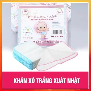 Khăn xô sữa xuất Nhật 2 lớp (Sét 10) hàng loại 1