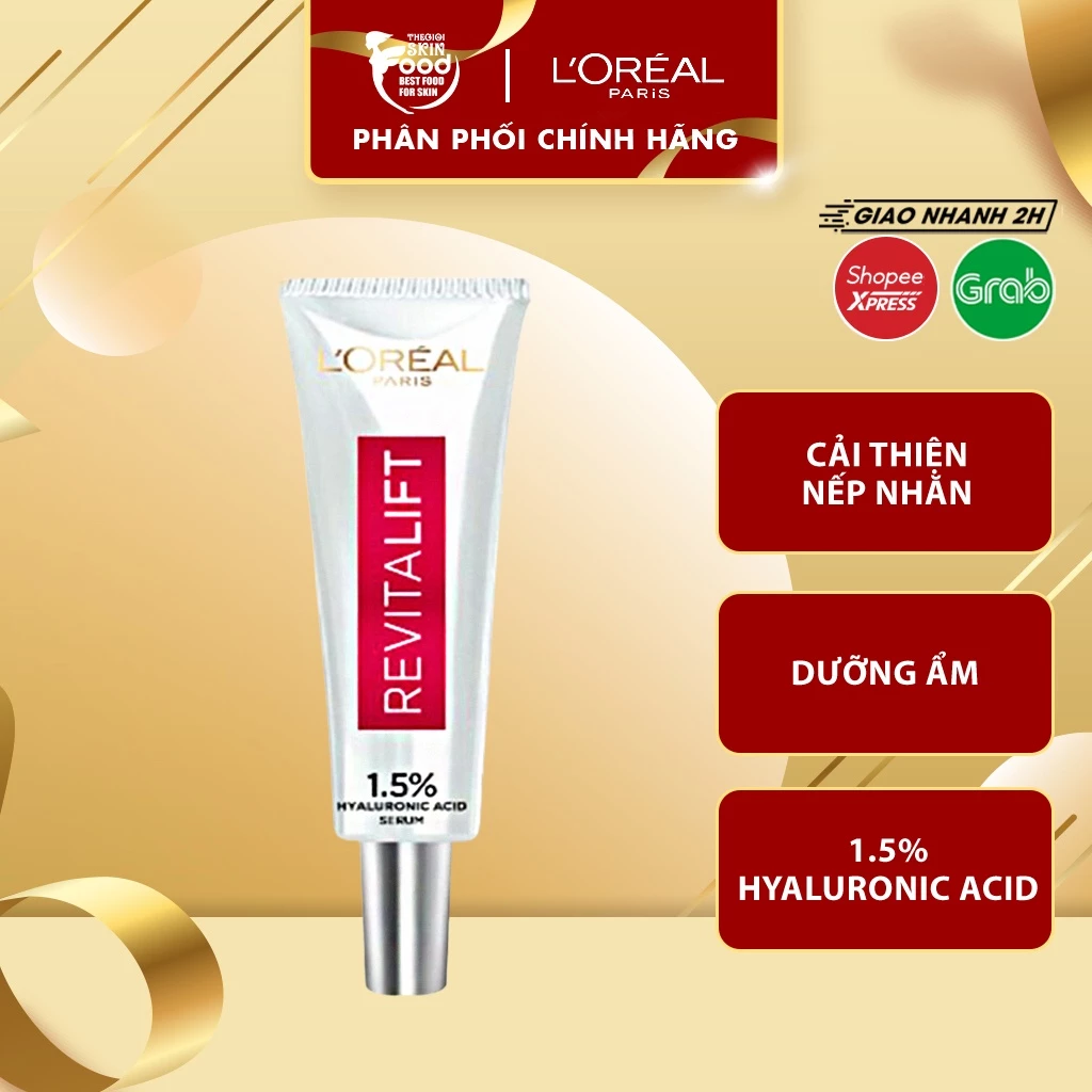 [HB Gift] [Mini 7.5ml] Tinh Chất Cấp Ẩm L'Oreal Revitalift 1.5% Hyaluronic Acid Serum (HÀNG TẶNG KHÔNG BÁN)