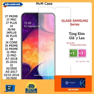 Kính cường lực Samsung J7prime pro plus J4 plus J6 plus J2 pro J2 prime J5 prime J3 pro J5 2016 A7 2018