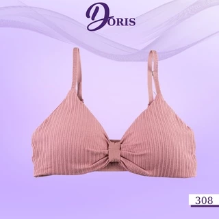 Áo lót ngực dạng bra đệm mỏng hai dây nhún ngực xinh xắn DORIS - 308