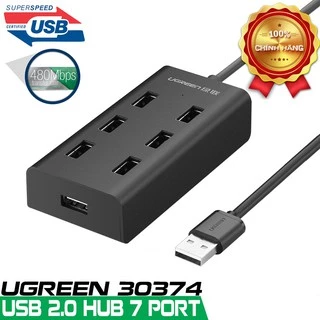 Hub USB 2.0 7 Cổng Cao Cấp Ugreen 30374