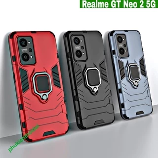 Ốp lưng Realme GT Neo 2 5G / Realme Q5 Pro / GT Neo 3 5G / GT Neo 5 Iron Man Iring chống sốc giá đỡ xem phim siêu bền