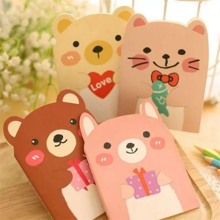 Combo 3 Sổ Tay Mini Hình Thú Có Dòng Kẻ Siêu Cute Dễ Thương Giá rẻ