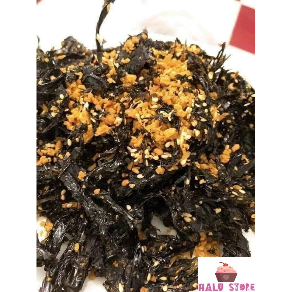 Rong biển cháy tỏi ớt , mè loại ngon - Hủ 75 gram