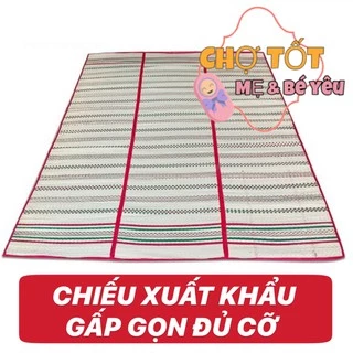 Chiếu Cói Gấp Gọn , Chiếu Du Lịch Loại Tốt (1M, 1M2, 1M4, 1M6, 1M8)