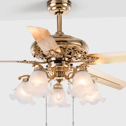 Quạt Trần 5 Cánh QT5 Có Điều Khiển Từ Xa, Có Đèn Động Cơ DC 6 Cấp Độ Gió Cực Mát Phù Hợp Mọi Không Gian Nhà Bạn[BH 5 năm