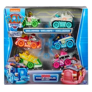 Đồ chơi Paw Patrol: Set 6 chó cứu hộ Neon Rescue mẫu mới ( Ảnh thật)