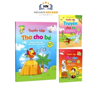 Sách - Tuyển tập thơ truyện đông dao cho bé giúp bé phát triển ngôn ngữ và nhận thức 0 6 tuổi