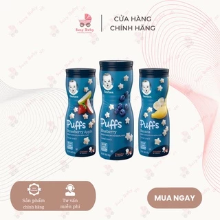 Bánh Gerber Puffs ngôi sao, đồ ăn dặm Gẻber cho bé từ 8 tháng tuổi