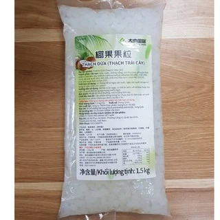 Thạch Dừa miếng gói 1.5kg - TOPPING GIÒN NGON HỢP GU TRÀ SỮA TRÀ trái cây