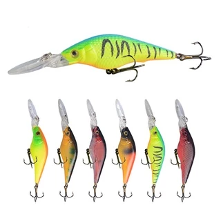 1 Chiếc 90 Mm 6,6G Nổi Minnow Mồi Câu Cá Mồi Cứng Wobbler Đúc Nhân Tạo Swimbait Bass Móc Giải Quyết