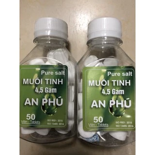 Muối tinh 4,5 Gam An Phú - Sát khuẩn, làm sạch mũi, họng, mắt, mũi