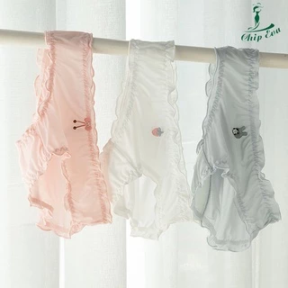 Quần lót nữ cotton thun lạnh viền bèo mát đẹp sexy gợi cảm 03