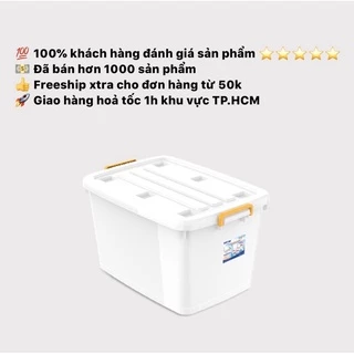 Thùng nhựa duy tân đựng rau củ quả đa năng 140 lít ( có bánh xe)