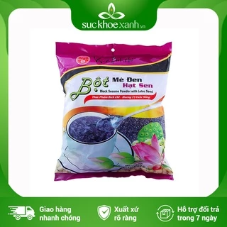 Bột mè đen hạt sen Bích Chi có đường 350g/ bịch