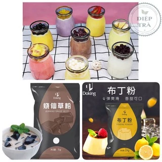 Bột thạch Pudding Doking các vị 1kg (Sương Sáo/ Trứng/Khoai môn/ Socola/Xoài)