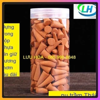 Trầm hương [THANH LÝ XẢ KHO], nụ trầm hương hình nón hộp 128 nụ - Hương rất thơm