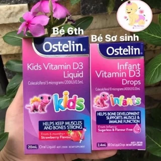 Vitamin D3 Ostelin Úc cho bé