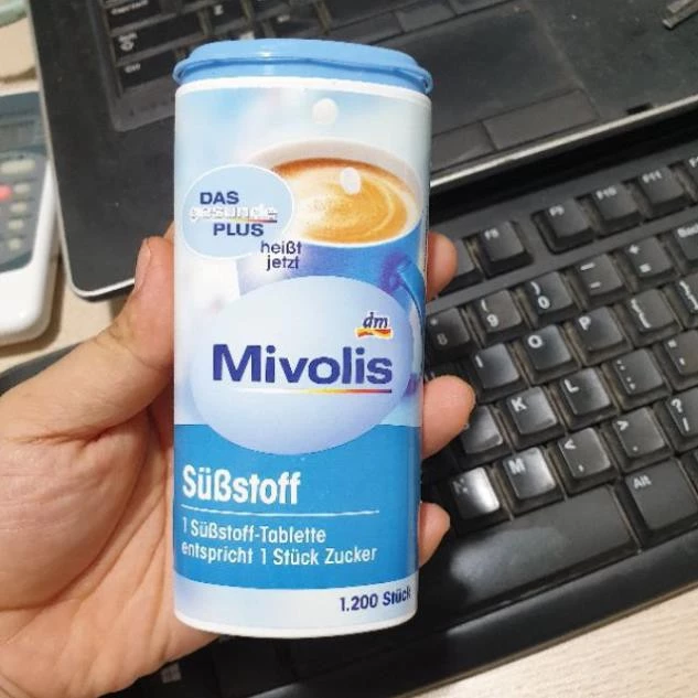 ĐƯỜNG ĂN KIÊNG MIVOLIS CHO KETO, DAS TIỂU ĐƯỜNG HỘP 1200 VIÊN (HÀNG AIR ĐỨC) - Healthy