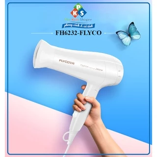 Máy sấy tóc Flyco FH6231, 2 Chiều Nóng Lạnh, Công suất 2000W lớn dùng cho salon tóc, Hộ gia đình