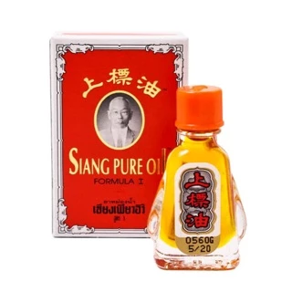 Dầu gió Thái Lan Siang Pure Oil / Dầu ông già Thái Lan đỏ 3cc / 3ml (NHẬP KHẨU CHÍNH HÃNG)