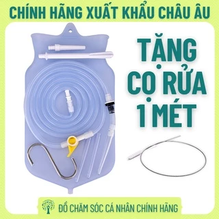 Thụt tháo đại tràng, bộ thải độc cà phê, túi thụt tháo đại tràng, enema coffee thải độc cà phê + Cọ rửa TUI1CO