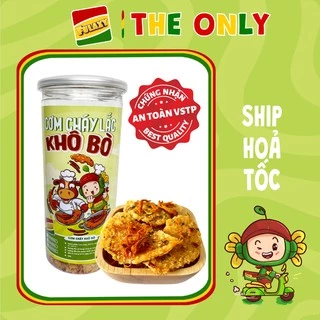 Cơm cháy lắc khô bò FULAXY 280g đồ ăn vặt Hà Nội