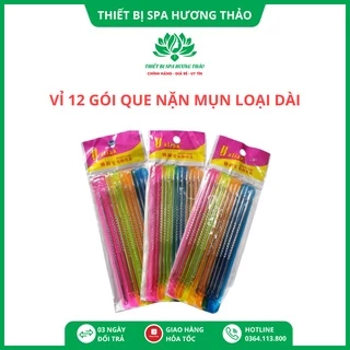 Vỉ 12 que nặn mụn siêu rẻ loại dài