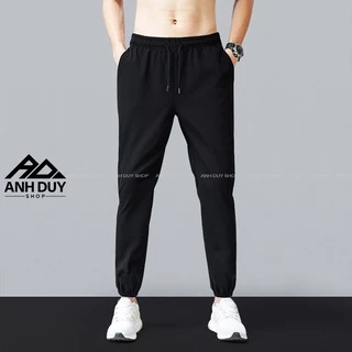 Quần Jogger Nam Nữ Trơn Basic Thun Poly Phong Cách Thể Dục Thể Thao Năng Động Cá Tính Unisex ANH DUY SHOP JG20