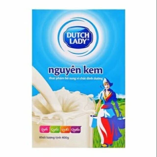 Sữa bột nguyên kem Cô gái Hà Lan Dutch Lady 400g ( hộp giấy)