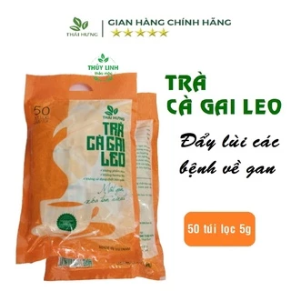 Trà Cà Gai Leo THÁI HƯNG Giải độc gan,hạ men gan, tăng cường chức năng gan - Bịch 50 túi lọc