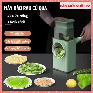 Dụng Cụ Thái Rau Củ Quả Đa Năng,Máy Thái,Cắt Bào Sợi Rau Củ Quả Nhà Bếp Bằng Thép Không Gỉ Cỡ Lớn An Toàn Tiện Lợi