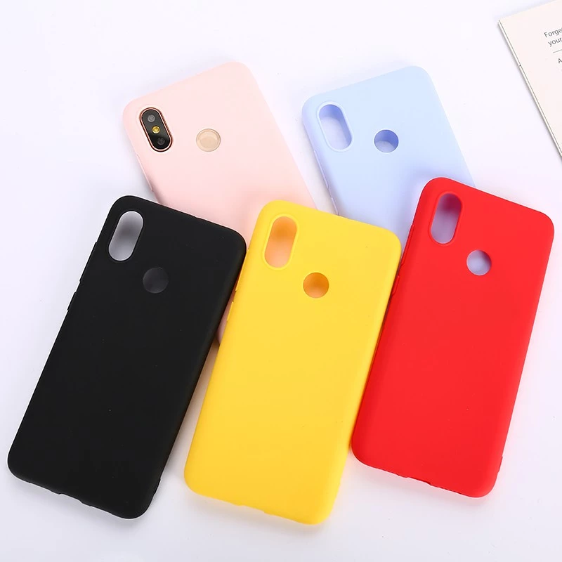 Ốp Điện Thoại Màu Trơn Phong Cách Cá Tính Cho Xiaomi Redmi Note 7 S2 4x 4a 6a 6 Note 5 5a 5 Plus