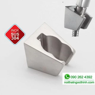 Đế cài sen tắm - gác cài - giá đỡ vòi sen tắm/ tay sen tắm chất liệu inox 304 100% TẶNG THÊM BỘ VÍT TẮC KÊ