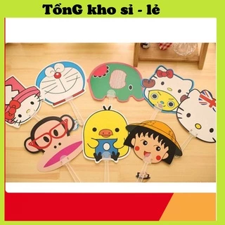 Combo 2 Quạt Cầm Tay Cute Nhiều Hình Ngộ Nghĩnh 2250 TỔNG KHO SỈ